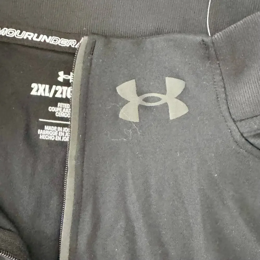 Under Armour Running Launch Pro 1/4 Zip Pullover Jacket Longsleeve Black Men XXL